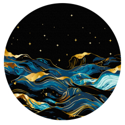 Товары для рисования - Картина по номерам Brushme Ночной океан 30 см (RCB00124M) Товары для рисования - Картина по номерам Brushme Ночной океан 30 см (RCB00124M)