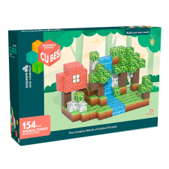 Магнитные конструкторы - Конструктор My World Магнитные блоки 154 детали (CJ-4545569)