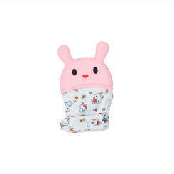 Погремушки, прорезыватели - Прорезыватель Lindo Зайчик розовый (6954690501917)