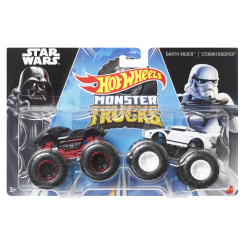 Автомоделі - Набір автомоделей Hot Wheels Monster Trucks Позашляховики Darth Vader vs Stormtrooper (FYJ64/HWN68) Автомоделі - Набір автомоделей Hot Wheels Monster Trucks Позашляховики Darth Vader vs Stormtrooper (FYJ64/HWN68)