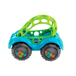 Погремушки, прорезыватели - Погремушка Lindo Голубая машинка (4890210503394)