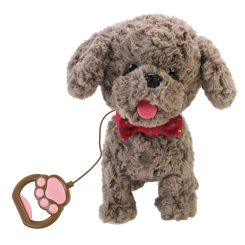 Мягкие животные - Интерактивная мягкая игрушка Кращий друг Собачка на поводке коричневая (BF2503/2) Мягкие животные - Интерактивная мягкая игрушка Кращий друг Собачка на поводке коричневая (BF2503/2)