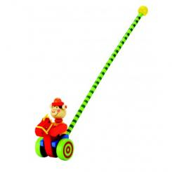 Машинки для малюків - Каталка дерев'яна Мавпочка Bino (81 668) (81668 )