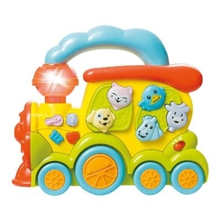 Розвивальні іграшки - Музична іграшка Baby team Паровозик зі світловим ефектом (8636)
