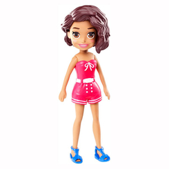 Маленькі ляльки - Лялька Polly Pocket Trendy outfit Шані у комбінезоні (GCD63/GDK99)