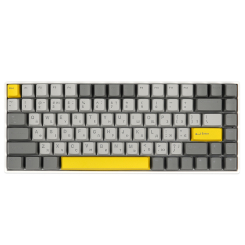 Клавіатура і миші - Клавіатура Epomaker Plus 75% Wisteria Linear Switch Hot-Swap RGB White UA (EP84-W-WL)