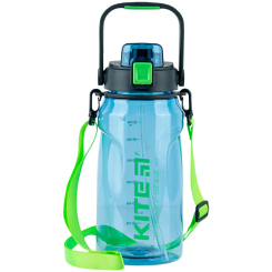 Чашки, склянки - Пляшка для води Kite Синя 1500 мл (K24-1202-1) Чашки, склянки - Пляшка для води Kite Синя 1500 мл (K24-1202-1)