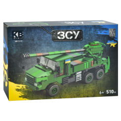 Конструктори з унікальними деталями - Конструктор Limo Toy Військова техніка Вантажівка (KB 1117)