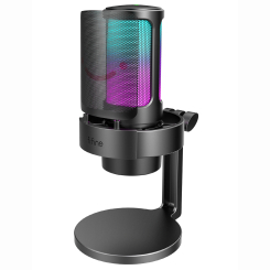 Микрофоны - Микрофон конденсаторный Fifine RGB Black (A8) Микрофоны - Микрофон конденсаторный Fifine RGB Black (A8)