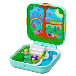 Іграшкові набори - Набір Polly Pocket Секретні містечка бірюзовий (GDK76/GDK79)