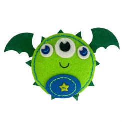 Набори для творчості - Набір для творчості Apli Krapli Зший сам іграшку з фетру Монстрик (4820198701048)