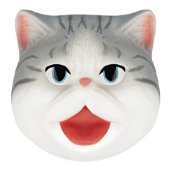 Костюмы и маски - Игрушка-рукавичка Same Toy Серый кот (X336UT)