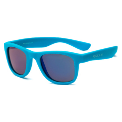 Сонцезахисні окуляри - Сонцезахисні окуляри Koolsun Wave неоново-блакитні до 10 років (KS-WANB003)