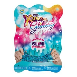 Антистресс игрушки - Слайм ORB Slimy xtreme glitterz Голубые блестки (ORB40557-2)
