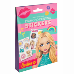 Наборы для творчества - Набор наклеек Besties Алмазная мозаика зелёная (990199)