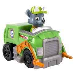 Іграшкові набори - Рятувальний автомобіль Paw Patrol Pull-Back фігурка Роккі (SM16605 / SM16605-5) (SM16605/SM16605-5)
