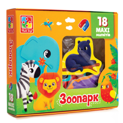 Развивающие игрушки - Набор магнитов Vladi Toys Зоо (VT3106-25)