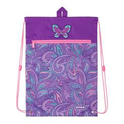 Рюкзаки и сумки - Сумка для обуви Kite Education Фиолетовые узоры с карманом (K20-601M-23)
