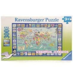 Пазли - Пазл Цікава карта світу Ravensburger (RSV-131907) Пазли - Пазл Цікава карта світу Ravensburger (RSV-131907)
