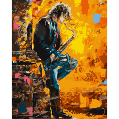Товари для малювання - Картина за номерами Art Craft Саксофоніст 40 х 50 см (10324-AC)