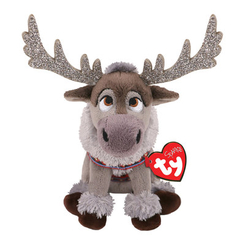 Персонажі мультфільмів - М'яка іграшка TY Frozen Свен зі звуковим ефектом 15 см (41097)