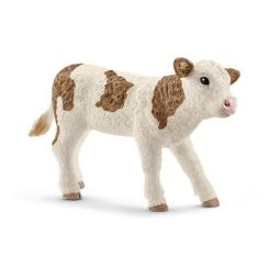 Фигурки животных - Игровая фигурка Schleich Теля Симентальской породы (13802)