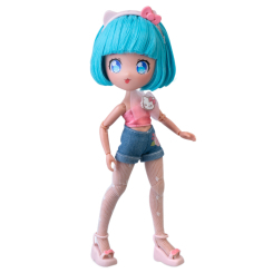 Ляльки - Лялька 4SF Manga Dolls Hello Kitty Красуня Пінк на скутері (HKTF3000)