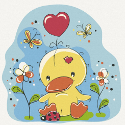 Товари для малювання - Картина за номерами Art Craft Каченя 30 х 30 см (15533-AC)