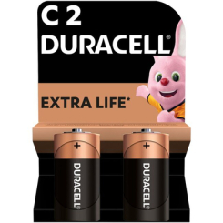Аккумуляторы и батарейки - Батарейки щелочные Duracell Basic C 1.5V LR14 2 шт (5000394052529b)