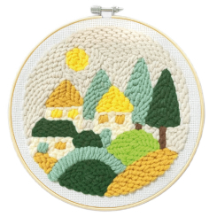 Наборы для творчества - Набор для создания ковровой вышивки Brushme Место спокойствия (PMBR004)