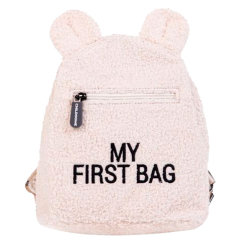 Рюкзаки та сумки - Рюкзак Childhome My first bag teddy white (CWKIDBTW)