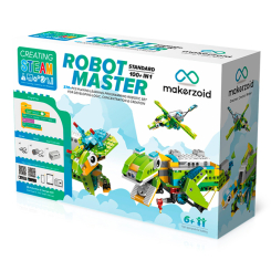 Конструктори з унікальними деталями - Конструктор Makerzoid Robot Master Standard 370 елементів (MKZ-RM-SD)
