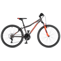 Велосипеды - Велосипед Author Matrix 24 серебристо-оранжевый (2023027)