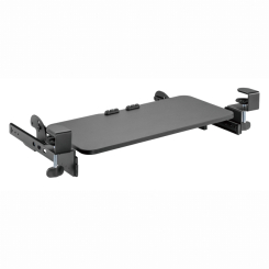 Меблі для геймерів - Полиця для клавіатури OfficePro Black (KT135B)