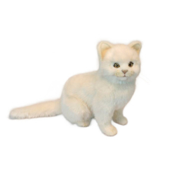 Мягкие животные - Мягкая игрушка Hansa Белый котенок 32 см (4806021964330) Мягкие животные - Мягкая игрушка Hansa Белый котенок 32 см (4806021964330)