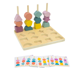 Развивающие игрушки - Развивающая игрушка Країна Іграшок Деревянная доска-сортер (C9433) (C15039)
