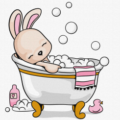 Товары для рисования - Картина по номерам Идейка Полный релакс 25 х 25 см (KHO6119)