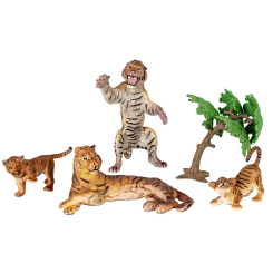 Фігурки тварин - Набір фігурок Kids Team Сафарі Родина тигрів (Q9899-C18/3)