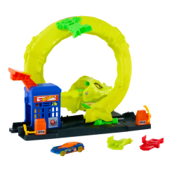 Автотреки - Ігровий набір Hot Wheels City Спіральна атака Змії (JBM63)
