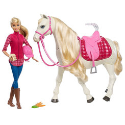 Куклы - Набор Всадница и танцующая лошадь Barbie (FRV36)