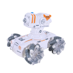 Радиоуправляемые модели - Автомодель Країна Іграшок Перевертыш на радиоуправлении белая с оранжевыми элементами (FC-2005B-1/1)