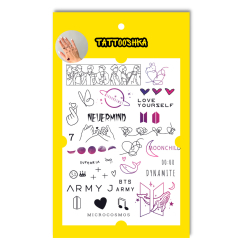 Косметика - Набір тату для тіла Tattooshka BTS microcosmos (LB-190) Косметика - Набір тату для тіла Tattooshka BTS microcosmos (LB-190)