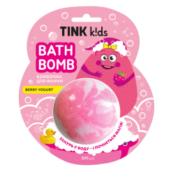 Косметика - ​Бомбочка для ванны Tink kids Berry Yogurt (4823109411869)