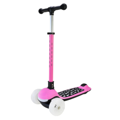 Самокати - Самокат Країна Іграшок LED підсвітка рожевий (SC9027/2)