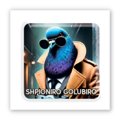 Набори для творчості - 3D-стікер Tattooshka Shpioniro Golubiro (SX-308) Набори для творчості - 3D-стікер Tattooshka Shpioniro Golubiro (SX-308)