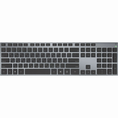 Клавиатура и мыши - Клавиатура OfficePro USB адаптер 2.4 ГГц Bluetooth серый металлик (SK1500)