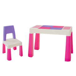 Дитячі меблі - ​Ігровий стіл і стільчик Poppet Колор Пінк ​5 в 1 (2035004)