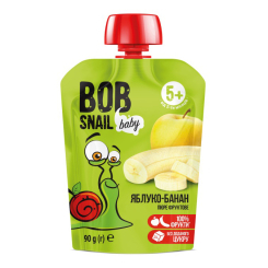 Сладости - Пюре Bob Snail Яблоко-Банан (4820219343028)