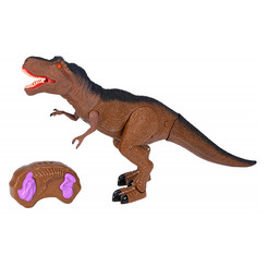 Фігурки тварин - Динозавр коричневий зі світлом і звуком Same Toy Dinosaur Planet (RS6133Ut)