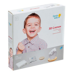 Набори для творчості - Набір для творчості Genio Kids Набір для ліплення 3D зліпок (7504)